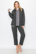 Load image into Gallery viewer, Faiza French Scuba Jacket with Tweed