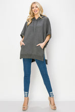 Load image into Gallery viewer, Fleta French Scuba Poncho with Hoodie