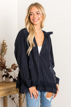Load image into Gallery viewer, Jadis Woven Windbreaker Jacket with Hoodie
