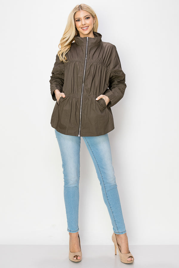 Jaelle Cotton Poplin Jacket