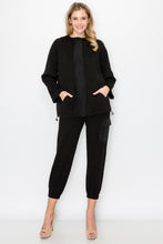 Load image into Gallery viewer, Kari Pointe Knit Hoodie Jacket