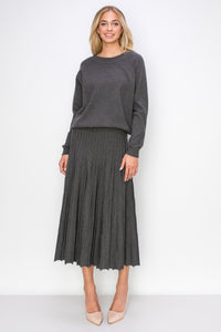 Sanaa Knitted Ribbed Skirt