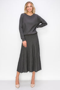 Sanaa Knitted Ribbed Skirt
