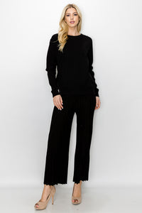 Selie Knitted Ribbed Pant