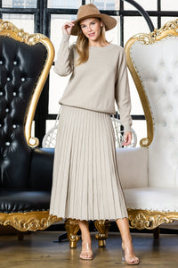 Sanaa Knitted Ribbed Skirt