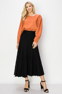 Sanaa Knitted Ribbed Skirt