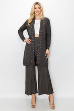 Load image into Gallery viewer, Serra Knitted Sweater Cardigan with Pearls &amp; Sparkles