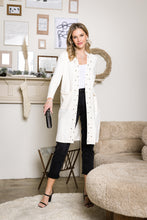 Load image into Gallery viewer, Serra Knitted Sweater Cardigan with Pearls &amp; Sparkles