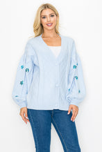 Load image into Gallery viewer, Sabia Sweater Cardigan with Sequin Sparkles