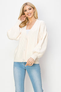 Sabia Sweater Cardigan with Sequin Sparkles