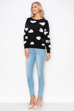 Load image into Gallery viewer, Senja Knitted Sweater with Sequin Hearts