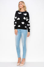 Load image into Gallery viewer, Senja Knitted Sweater with Sequin Hearts