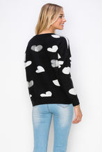 Load image into Gallery viewer, Senja Knitted Sweater with Sequin Hearts