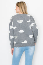 Load image into Gallery viewer, Senja Knitted Sweater with Sequin Hearts