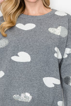 Load image into Gallery viewer, Senja Knitted Sweater with Sequin Hearts