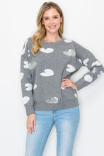 Load image into Gallery viewer, Senja Knitted Sweater with Sequin Hearts