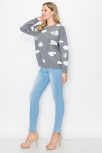 Load image into Gallery viewer, Senja Knitted Sweater with Sequin Hearts