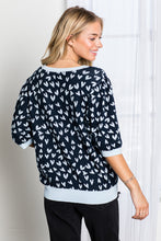 Load image into Gallery viewer, Syeda Knitted Sweater with Hearts