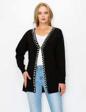 Load image into Gallery viewer, Syani Knitted Sweater Cardigan with Pearls