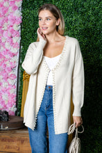 Load image into Gallery viewer, Syani Knitted Sweater Cardigan with Pearls