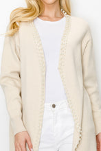 Load image into Gallery viewer, Syani Knitted Sweater Cardigan with Pearls