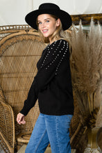 Load image into Gallery viewer, Suze Knitted Sweater with Pearls