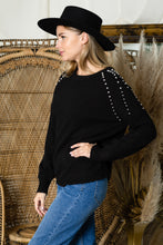 Load image into Gallery viewer, Suze Knitted Sweater with Pearls