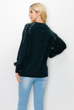 Load image into Gallery viewer, Suze Knitted Sweater with Pearls