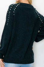 Load image into Gallery viewer, Suze Knitted Sweater with Pearls