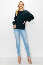 Load image into Gallery viewer, Suze Knitted Sweater with Pearls