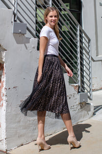 Winnai Chiffon Pleated Skirt