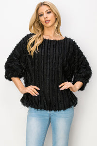 Winona Woven Feathered Top