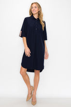 Load image into Gallery viewer, Wendi Woven Tunic Dress