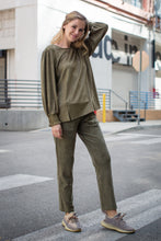 Load image into Gallery viewer, Alora Stretch Suede Top