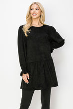 Load image into Gallery viewer, Alize Stretch Suede Tunic Dress