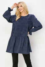 Load image into Gallery viewer, Alize Stretch Suede Tunic Dress