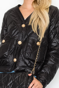 Johya Puffer Jacket & Matching Crossbody Bag