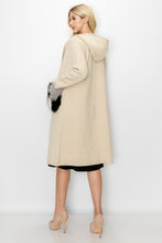 Load image into Gallery viewer, Stella Knitted Sweater Coat with Faux Fur Pockets