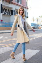Load image into Gallery viewer, Stella Knitted Sweater Coat with Faux Fur Pockets