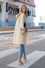 Load image into Gallery viewer, Stella Knitted Sweater Coat with Faux Fur Pockets
