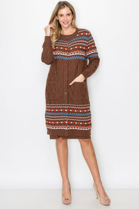 Sherra Knitted Sweater Cardigan