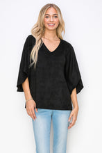Load image into Gallery viewer, Aeris Stretch Suede Top
