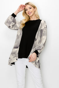 Regina Pointe Knit & Woven Top
