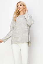 Load image into Gallery viewer, Amanda Suede Camouflage Top