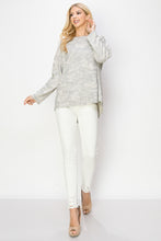 Load image into Gallery viewer, Amanda Suede Camouflage Top