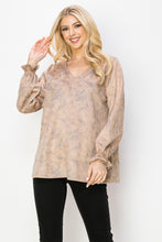 Load image into Gallery viewer, Abby Suede Multi Print Top