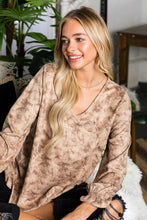 Load image into Gallery viewer, Abby Suede Multi Print Top