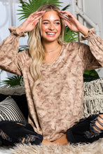 Load image into Gallery viewer, Abby Suede Multi Print Top