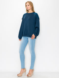 Cyndy Pointe Knit with Lace