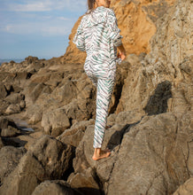 Load image into Gallery viewer, Kacee Knit Zebra Print with Ruffles